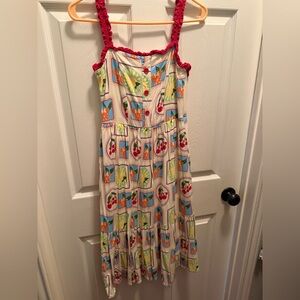 Her Universe MICKEY MOUSE Cherry and Leaf Patterned Dress